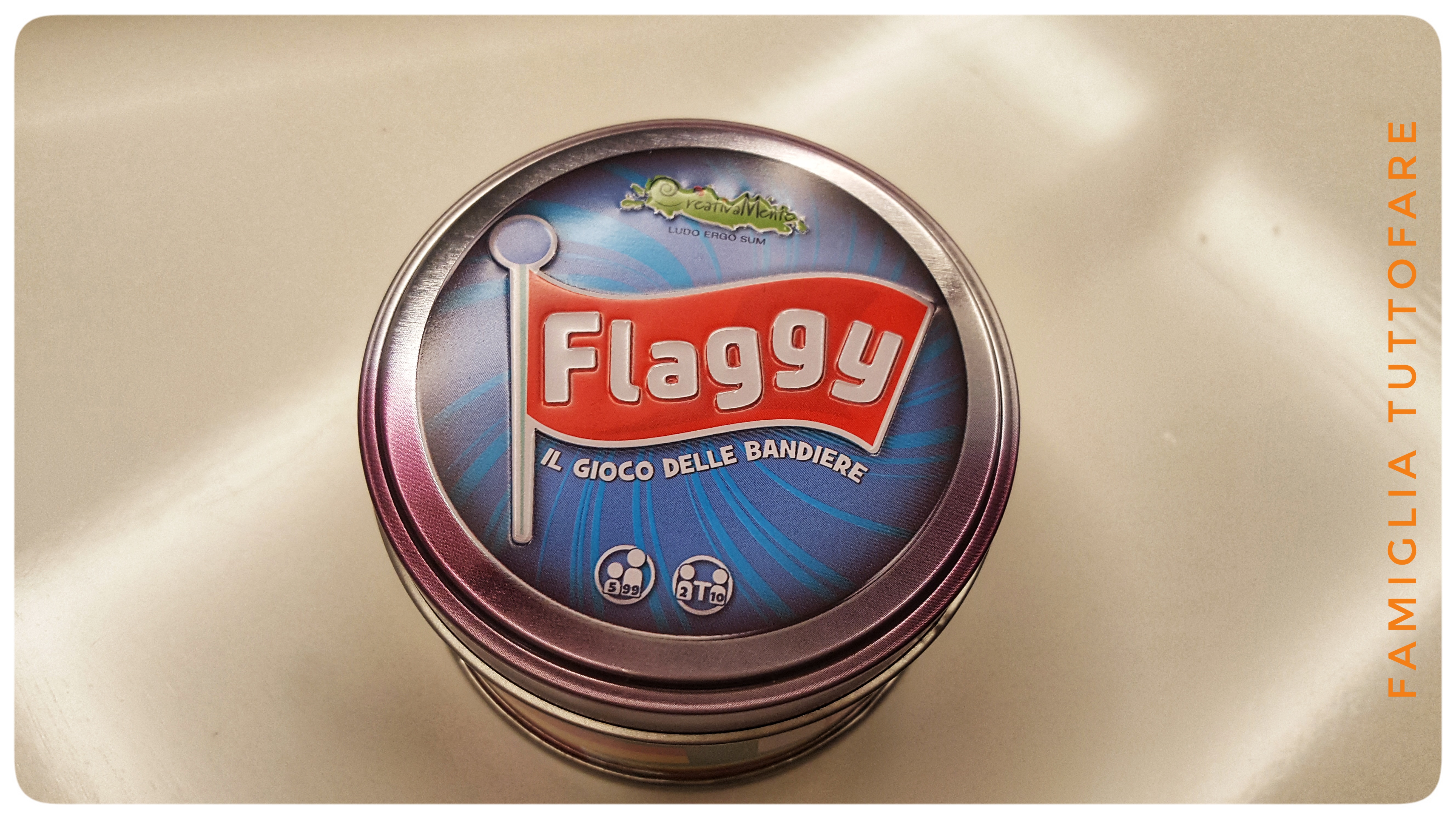 Flaggy, gioco tascabile di CreativaMente - Famiglia Tuttofare
